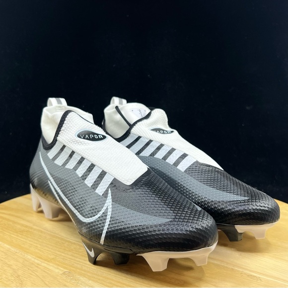 Nike Vapor Edge Pro 360 Football Cleats Size 8 Grey Black DQ3670-001 - Picture 4 of 10